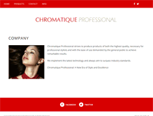 Tablet Screenshot of chromatiquepro.com